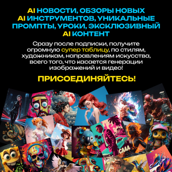 Neyrograph - Подписка на контент Искусственный интеллект для творчества и заработка. Май